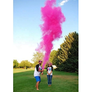 pink color powder smoke cannon Gender Reveal Wedding Party Popper Spray Powder Popper Shooters Color Run Holi Powder Shooter