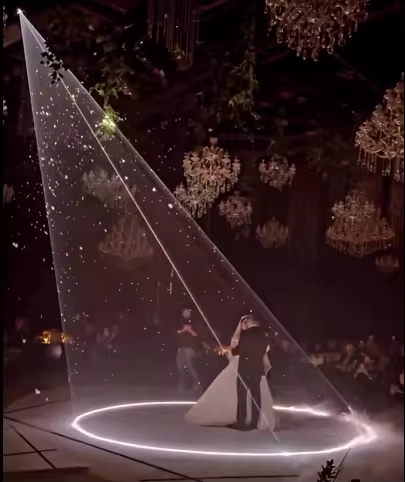 Modern Decoration for Wedding Laser Light Snowing Effect for New Couple's First Dance Ceremony Stage Lights Bride Ceremony Party