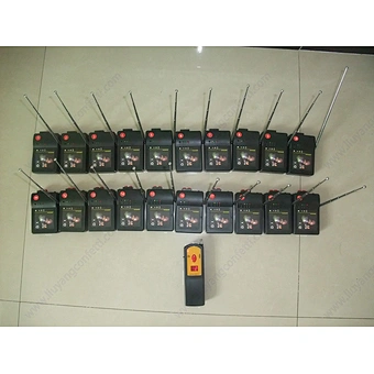 China Professional Stage Fountain Fireworks Firing Pyrotechnic Cold Hot Sale 20 Cues Remote Control Wireless Fire System