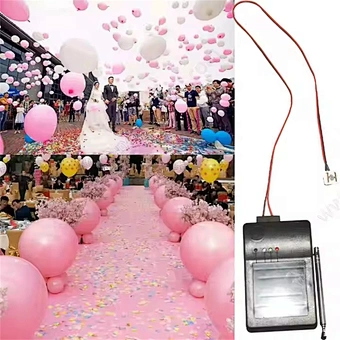 Remote Control Wireless Sequential Exploder Ground Sky Exploding Balloon Kit Set Firing System Blast Device Party Stage Wedding