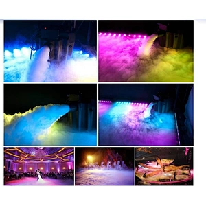 3500W ground low lying dry ice ground smoke fog machine dry ice machine for wedding first dance stage party wedding decoration