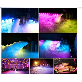 3500W ground low lying dry ice ground smoke fog machine dry ice machine for wedding first dance stage party wedding decoration