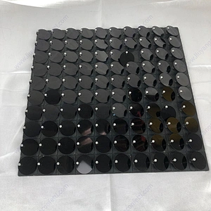 Board Disc Sequin Decorative Panel Iridescent Decoration Stand Decor 3d Mirror Effect Sparkle Multic Backdrop Black Shimmer Wall