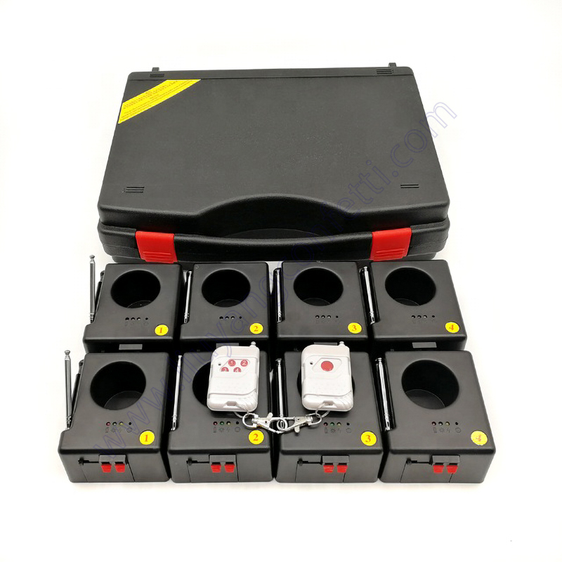 8 Cues Receiver Ce Stage Indoor Fountain Battery Cold Fireworks Sparkler Machine Firing System For Parties Celebration Show