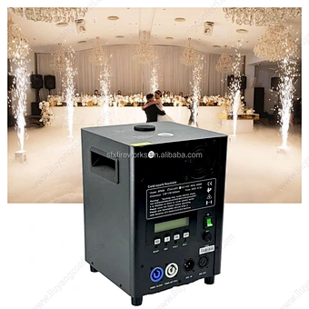 Stage Event Gender Reveal Birthday Party Remote DMX Control Cold Spark Fireworks Birthday Wedding Cold Sparkler Machine