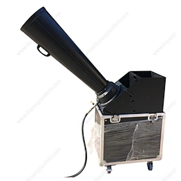 Stage confetti machine dmx paper co2 confetti blow machine for wedding party electric dj wedding confetti cannon shooter