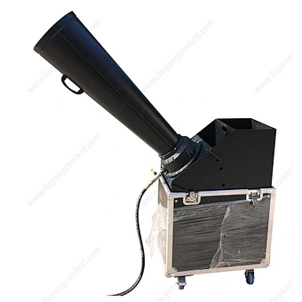 Stage confetti machine dmx paper co2 confetti blow machine for wedding party electric dj wedding confetti cannon shooter