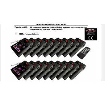 18 channels remote control firing system