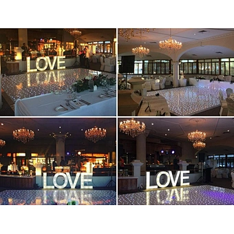 2023 wholesale light up neon sign mr & mrs large led Wedding Letter wedding decoration event party supplies