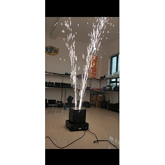 Dual Head Jet Spin Cold spark machine dmx 1300w wedding party stage cold sparkler machine cold fountain spark machine For Stage