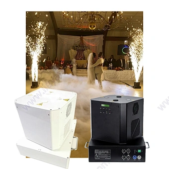 Dual Head Rotation Sparklers Fireworks Cold Flame Sparkuler Spin Machine Dancing Spark Machine