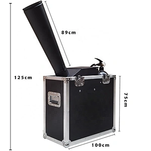 New co2 paper confetti cannon machine air big jumbo dmx blower for wedding party Concert Music Festival Celebration