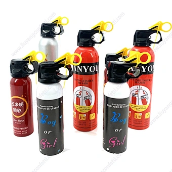 Decoration Boy Or Girl Baby Cannon Powder Confetti Smoke Color Cornstarch Spray Gender Reveal Fire Extiguitor Party Supplies