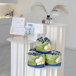 Event Stage Stand Palmy New Decoration Flower Wedding Backdrop Paper Foldable Honeycomb Cylinder Display Cake Dessert Table