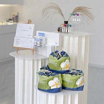 Event Stage Stand Palmy New Decoration Flower Wedding Backdrop Paper Foldable Honeycomb Cylinder Display Cake Dessert Table
