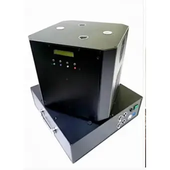 Dual Head Rotation Sparklar Spin cold pyro 1300w Cold Flame Sparkuler Spin Machine fountain rotating Dancing Spark Machine