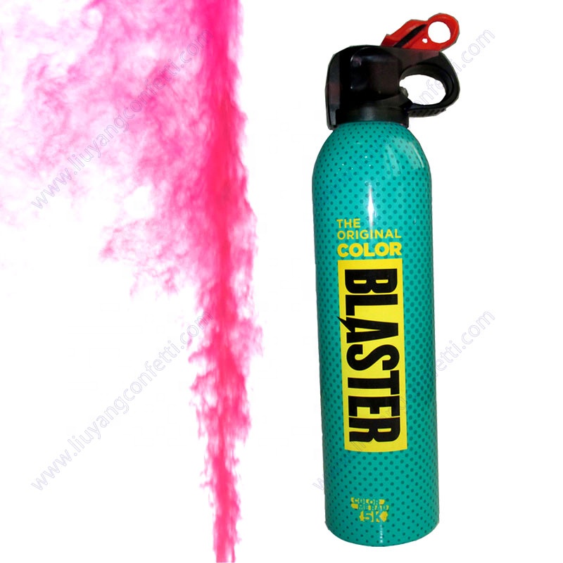 fiesta de celebración de alta calidad de tamaño pequeño de seguridad color bláster en polvo