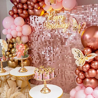 2022 New Arrival luxury Wedding event Backdrop Decorations Shiny Sign stage Background Walls Shimmer Sequin Wall Panel for Party