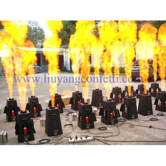 Sparkler Fireworks Dmx512 Control Colorful Dmx Changing Color Flame Thrower Projector Fire Machine For Stage Special Effect Dj