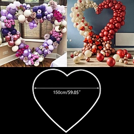 DIY Heart shaped Balloon Stand Arch Balloon Holder Support Balloon Column Baby Shower Birthday Wedding Party Decoration