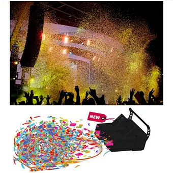 2022 DMX control super stage effects mini blower confetti storm paper cutting  machine for parties and special events