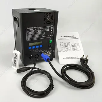 Titanium Powder Wireless Fireworks Fountain Sparkler Remote Dmx Control 600w Mini Cold Spark Machine For Wedding Stage