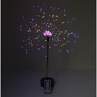 color del arco iris MESA CONTROL REMOTO LED FUEGOS ARTIFICIALES LUZ