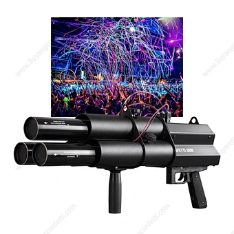 Wedding Ktv Hand Holding Paper Confetti Machine Stage Atmosphere Petal Paper Spray Equipment Electric Confetti Cannon Gun