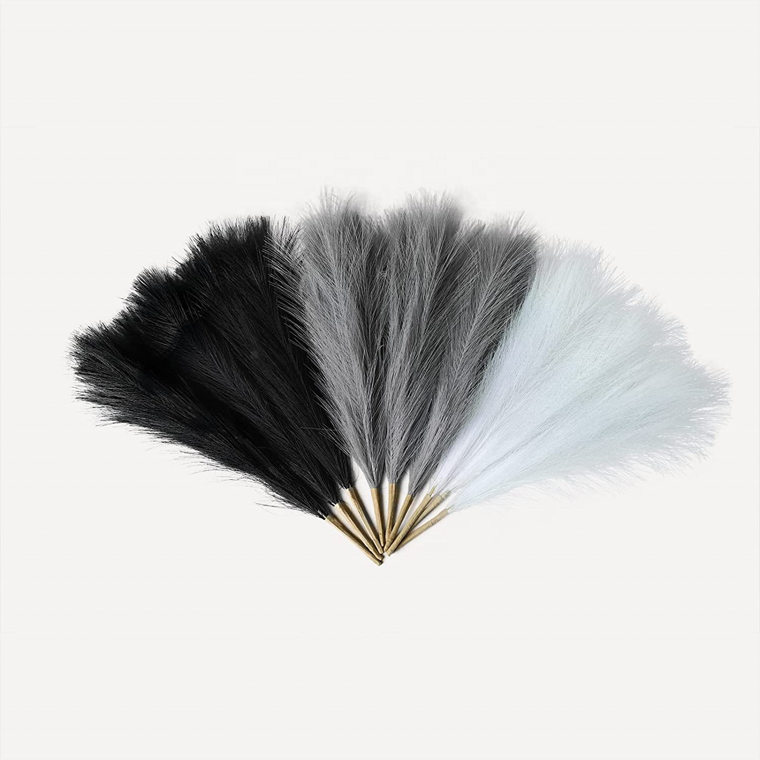 Custom Amazon Packaging Pink White Beige Dry Pampas Grass Large Fluffy Natural Wedding Decor Preserved Dried Flower Pampas Grass
