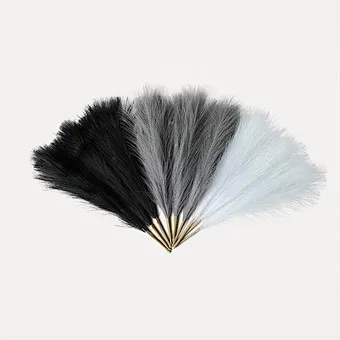 Custom Amazon Packaging Pink White Beige Dry Pampas Grass Large Fluffy Natural Wedding Decor Preserved Dried Flower Pampas Grass
