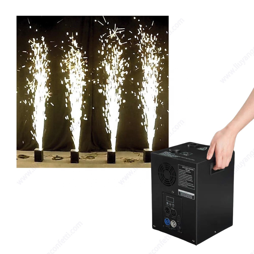Fountain Fireworks Sparkler Dancing Sparkle Stage   Titanium Powder Ti Perfect Pyro Stage Equipment Fire Work Cold Spark Machine