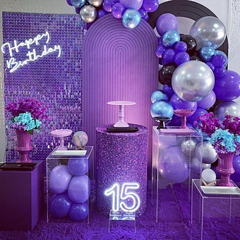 Custom Exhibition Events Birthday Party Circle Tension Polyester Fabric Design Round Stand Wedding Decoration Backdrop