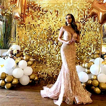 silver Hot Pink Luxury Wedding Neon Signs De Lentejuel 4d Rose Gold Exterior 9ft X Bigger Decoration Sequin Backdrop Panel
