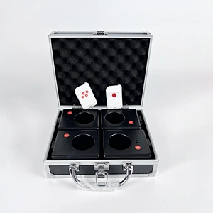 Four Channel Remote Control Indoor Fountain Base Fireworks Firing System 4 Cue Pyrotechnic Cold Machine Party Supplies