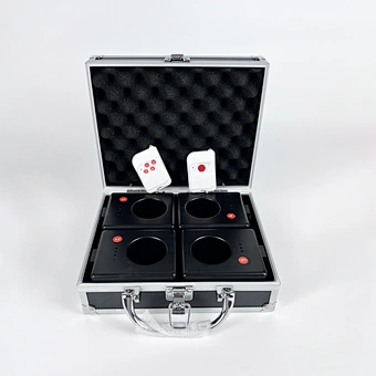 Four Channel Remote Control Indoor Fountain Base Fireworks Firing System 4 Cue Pyrotechnic Cold Machine Party Supplies
