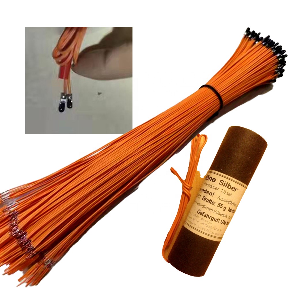 1m 2m 3m For Sale Stage Fountain Indoor Production Copper Core Fireworks Electric Igniter Pyrotechnic Ematch Ignitor