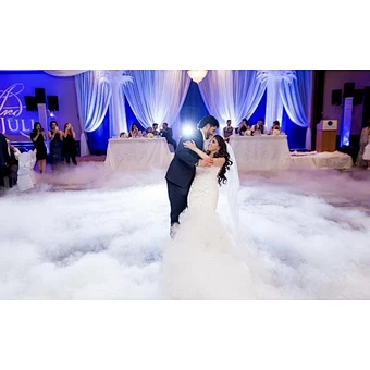 3500W low lying dry ice ground smoke fog machine dry ice machine for wedding first dance stage party wedding decoration