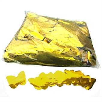 gold silver bulk color shape flame proof Eco friendly colorful paper metallic confetti butterfly for wedding party decoration