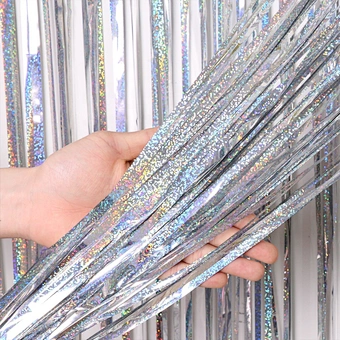 Party Favors Wedding Decoration Party Supplies Photozone Rain Tinsel Foil Curtain Birthday Party Wall Drapes Photo Zone Backdrop