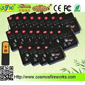 China Professional Stage Fountain Fireworks Firing Pyrotechnic Cold Hot Sale 20 Cues Remote Control Wireless Fire System