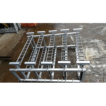 Advanced Steel Mortar Rack in Fan Shape for Decoration