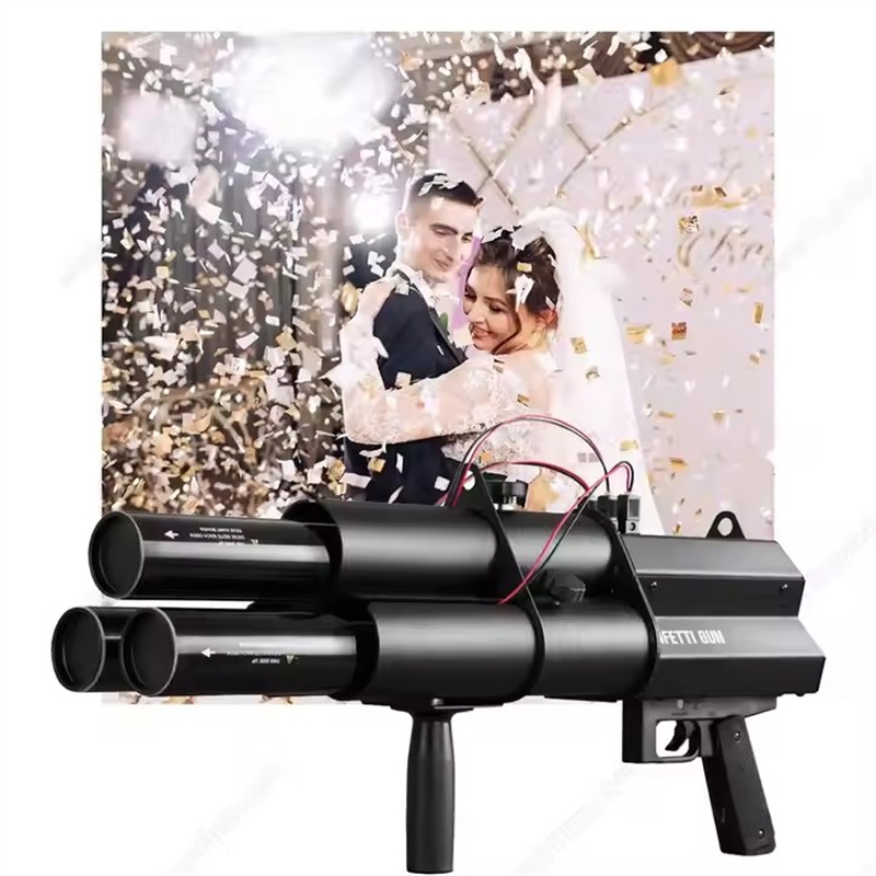 Wedding Ktv Hand Holding Paper Confetti Machine Stage Atmosphere Petal Paper Spray Equipment Electric Confetti Cannon Gun