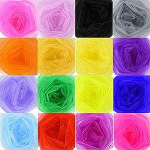 American Tulle Mesh Fabric 100%Polyester White Tulle Mesh Fabric For Wedding Party Decoration Girl