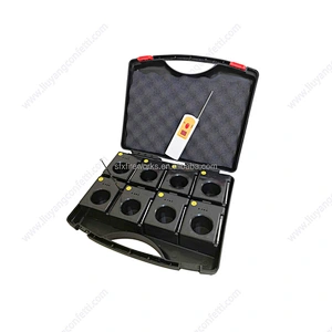 8 Cue Spark Indoor Pyrotechnic Fire Channel Machine Stage Effect Firework Fountain Mini Receiver Wedding Remote Firing Cold Pyro