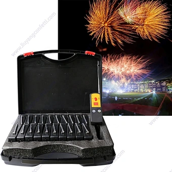 China Professional Stage Fountain Fireworks Firing Pyrotechnic Cold Hot Sale 20 Cues Remote Control Wireless Fire System