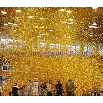 konfetti gold confetti 55*17mm Fireproof Rectangle Metallic Confetti for Party Supplies stage concerts stage wedding decoration