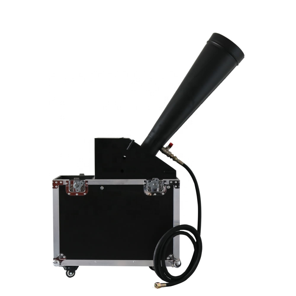 Color Paper Cannon Blaster Compressed Air Electric Hand Control Co2 Jet Stage Blower Confetti Machine For Wedding Opening Party