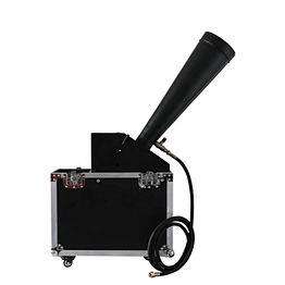 Color Paper Cannon Blaster Compressed Air Electric Hand Control Co2 Jet Stage Blower Confetti Machine For Wedding Opening Party