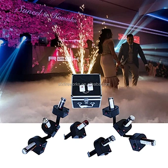 Wedding Engagement Professional 8-Cue Fire Machine Wireless Remote Control Fireworks Firing System 8 Channels for Pyrotechnics