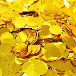 1.5cm 2.5cm Round PET Balloon Glitter BoBo Ball Filler Transparent Balloon Foil Paper Confetti